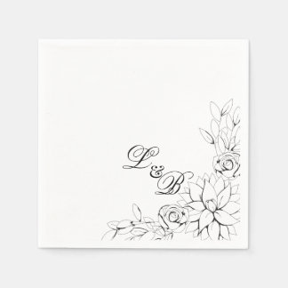 Dahlia Party Napkins Servet
