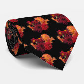 Dahlia Pattern Stropdas (Opgerold)