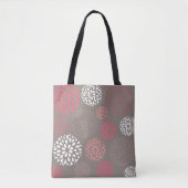 Dahlia Pattern Tote Bag (Voorkant)