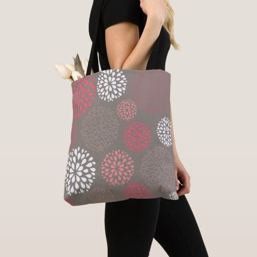 Dahlia Pattern Tote Bag (Dichtbij)