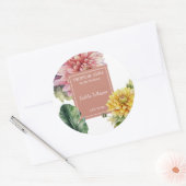 Dahlia Perfume Label (Envelop)