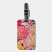 Dahlia Petals Bagagelabel (Voorkant verticaal)