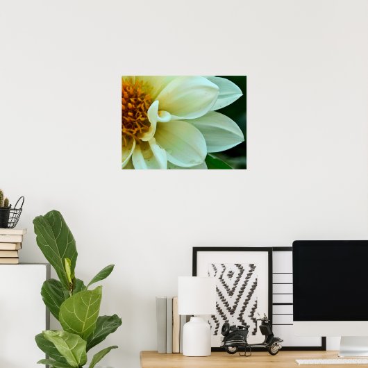 Dahlia Petals Poster (Thuiskantoor)