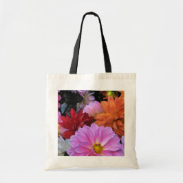 Dahlia Petals Tote Bag