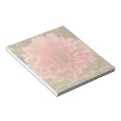 Dahlia Pink Flower Notitieblok (Schuin)
