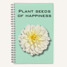 Dahlia Plant Seeds of Happiness Notitieboek