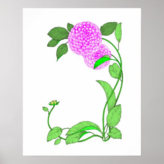 Dahlia Poster (Voorkant)