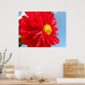 dahlia poster (Keuken)
