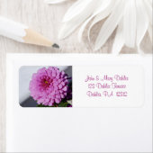 Dahlia Retouradreslabel Etiket (Insitu)