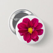Dahlia Ronde Button 5,7 Cm (Voorkant /achterkant)