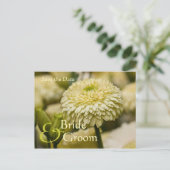 Dahlia · Save the Date Briefkaart (Staand voorkant)