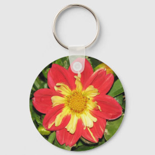 Dahlia Scarlet Sleutelhanger