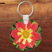 Dahlia Scarlet Sleutelhanger (Voorkant)