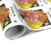 Dahlia  Seed Packet Cadeaupapier (Rol Hoek)