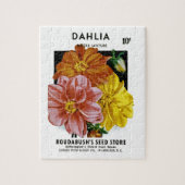 Dahlia  Seed Packet Legpuzzel (Verticaal)