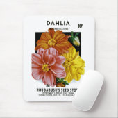 Dahlia  Seed Packet Muismat (Met muis)