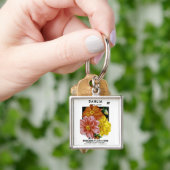 Dahlia Seed Packet Sleutelhanger (Hand)