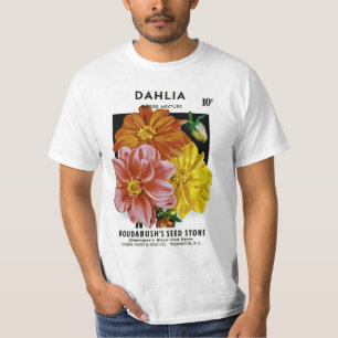 Dahlia  Seed Packet T-shirt
