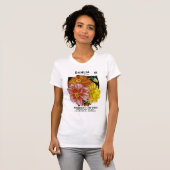 Dahlia  Seed Packet T-shirt (Voorkant volledig)