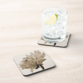 dahlia sepia print bier onderzetter (Rechterzijde)