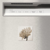 dahlia sepia print magneet (Insitu (Vaatwasser))
