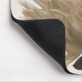 dahlia sepia print muismat (Hoek)