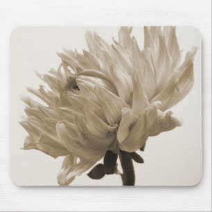 dahlia sepia print muismat