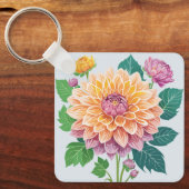 Dahlia Sleutelhanger (Voorkant)