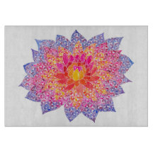 Dahlia Square snijplank