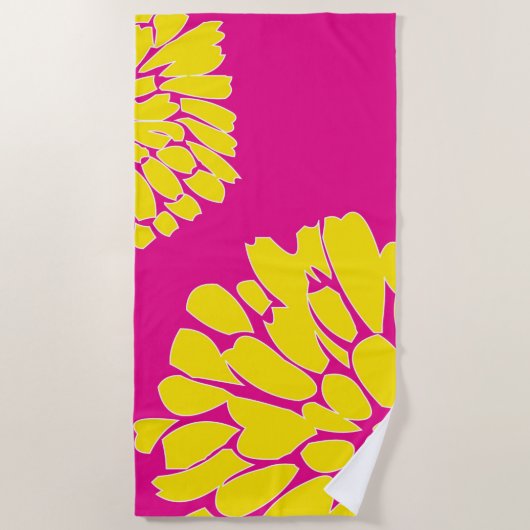 Dahlia. Strandlaken (Voorkant)