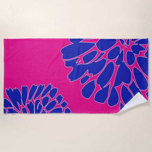 Dahlia. Strandlaken (Voorkant)