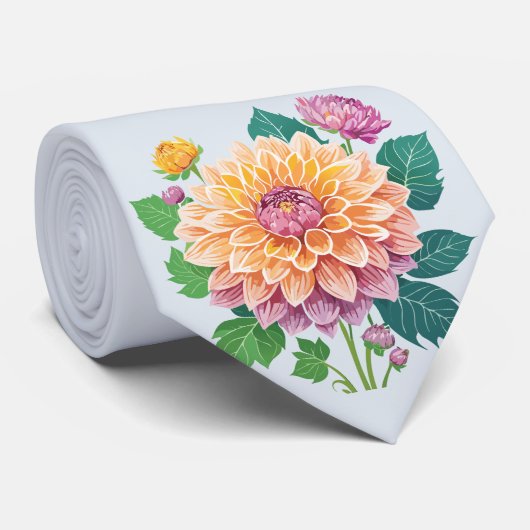  Dahlia Stropdas (Opgerold)