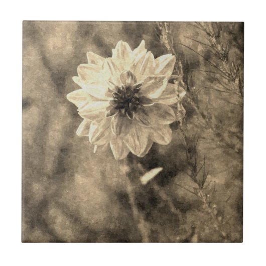 Dahlia Tegeltje (Voorkant)