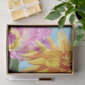 Dahlia Tissue of Decoupage Papier (Geschenk)