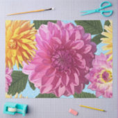 Dahlia Tissue of Decoupage Papier (Craft)