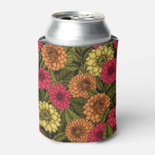 Dahlia tuin blikjeskoeler (Blikje Voorkant)