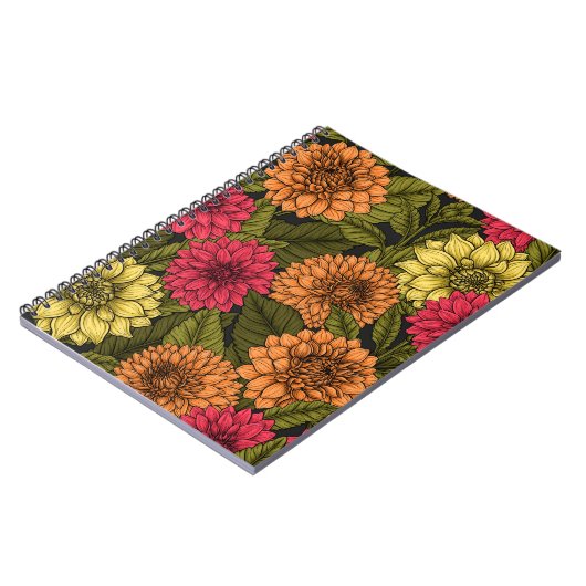 Dahlia tuin notitieboek (Linkerzijde)