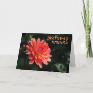 Dahlia Verjaardag 1 Kaart