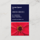 Dahlia Visitekaartje (Achterkant)