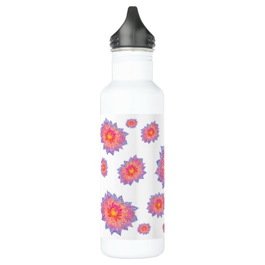 Dahlia Water Fles, Roestvrij staal, 24 oz Waterfles (Links)