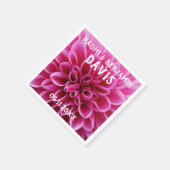Dahlia Wedding Napkins Servet (Hoek)