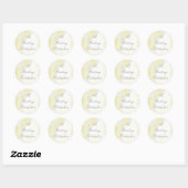 Dahlia Wedding Sticker (Vel)