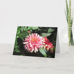 Dahlia-Wenskaart Kaart