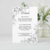 Dahlia Wreath Enclosure Kaart (Staand voorkant)