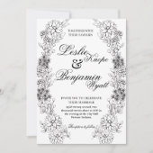 Dahlia Wreath Kaart (Voorkant)