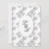 Dahlia Wreath Kaart (Achterkant)