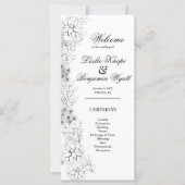 Dahlia Wreath zwart-wit programma (Voorkant)