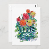 Dahlias #170310 briefkaart (Voorkant / Achterkant)