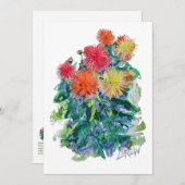 Dahlias #170310 notitiekaartje (Voorkant / Achterkant)