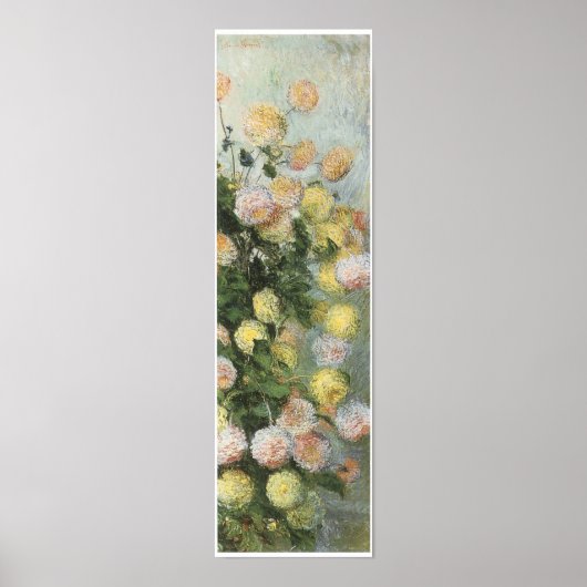 Dahlias, 1883, Claude Monet Poster (Voorkant)